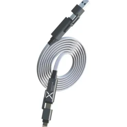 SCX.design C58 magnetyczny płaski kabel do ładowania 60 W / Szary 2PX19682