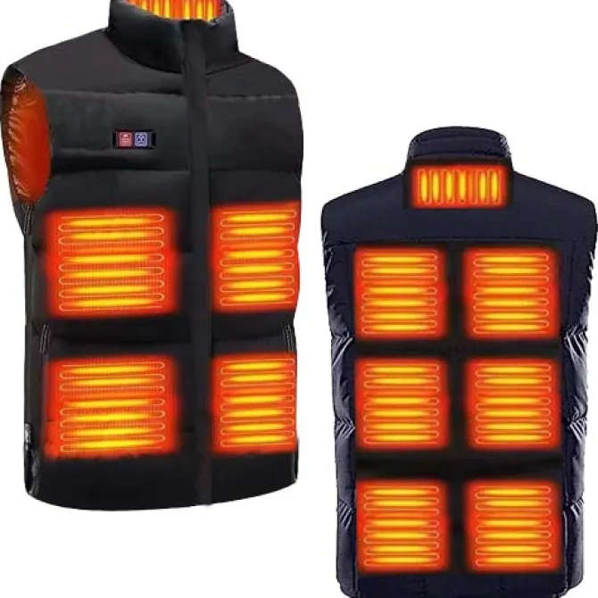 SCX.design G01 podgrzewana ocieplana kamizelka z powerbankiem / Czarny 2PX13901