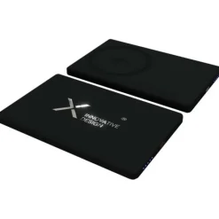 SCX.design P22 bardzo smukły magnetyczny powerbank o pojemności 5000 mAh / Czarny 2PX18490