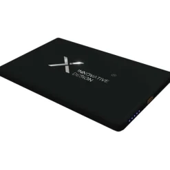 SCX.design P22 bardzo smukły magnetyczny powerbank o pojemności 5000 mAh / Czarny 2PX18490
