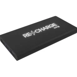 SCX.design P40 podświetlany bezprzewodowy powerbank 10 000 mAh / Czarny 2PX06090