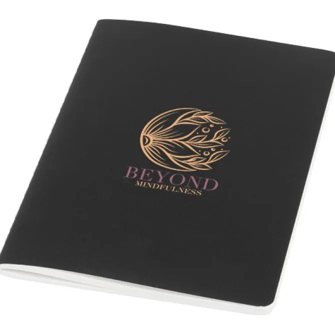 Shale zeszyt kieszonkowy typu cahier journal z papieru z kamienia / Czarny 10781490