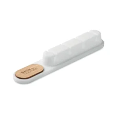 Silikonowy organizer kabli / Bialy MO2824-06
