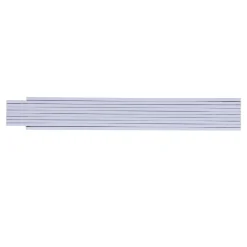 Składana linijka drewniana 2m premium malowana / Biały LT91981-N0001