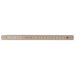 Składana linijka drewno 2m premium naturalna / Drewniany LT91982-N0093