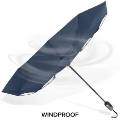 Składana parasolka Deluxe 22'' otwierana i zamykana automatycznie / Ciemnoniebieski LT97105-N0010
