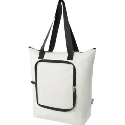 Składana torba termiczna EcoFold z materiału RPET, o pojemności 15 l / Sandstone 13009206