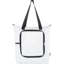 Składana torba termiczna EcoFold z materiału RPET, o pojemności 15 l / Biały 13009201