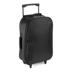 Składana walizka, torba na kółkach / Czarny V4270-03