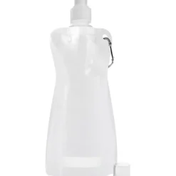 Składany bidon 420 ml z karabińczykiem / Biały V6503-02