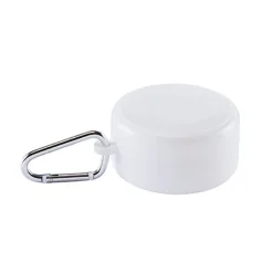 Składany kubek 200 ml z pojemniczkiem na tabletki / Foldcup / Biały IP26027900