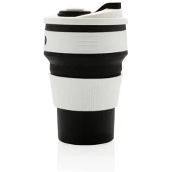 Składany kubek podróżny 350 ml / Czarny P432.601