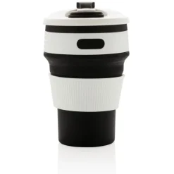 Składany kubek podróżny 350 ml / Czarny P432.601