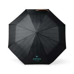 Składany parasol 21" VINGA Bosler AWARE™ RPET / Czarny VG480-03