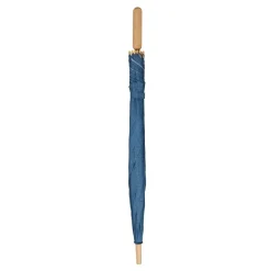 Składany parasol 21” z plastiku z recyklingu automatycznie otwierany / Czarny LT97112-N0002