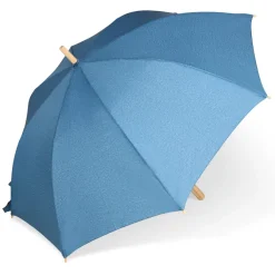 Składany parasol 21” z plastiku z recyklingu automatycznie otwierany / Czarny LT97112-N0002