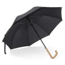 Składany parasol 21” z plastiku z recyklingu automatycznie otwierany / Ciemnozielony LT97112-N0030