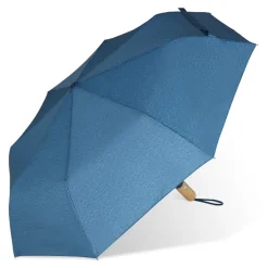 Składany parasol 21” z plastiku z recyklingu automatycznie otwierany / Ciemnoniebieski LT97112-N0010