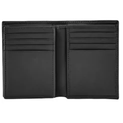 Składany portfel na karty Double B Saffiano Grey / Czarny HLF526A