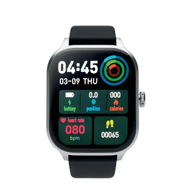 Smartwatch zdrowotny / Srebrny MO2271-14