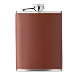 Smukła piersiówka 200 ml / Brazowy MO2629-01