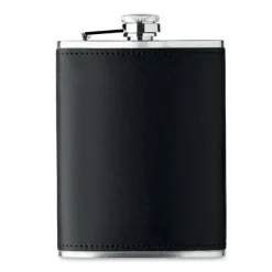 Smukła piersiówka 200 ml / Czarny MO2629-03
