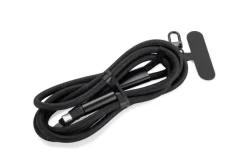 Smycz do telefonu z funkcją ładowania 60W CHARD / Czarny 09180-02