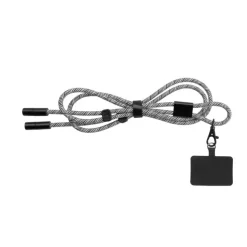 Smycz do telefonu z kablem AUDREY Pierre Cardin / Czarny B1100400IP303