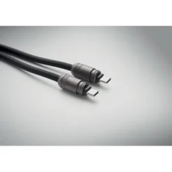 Smycz do telefonu z kablem 60W / Czarny MO2585-03