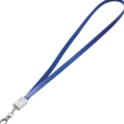 Smycz do transferu danych z micro USB LE PORT / Niebieski 063904