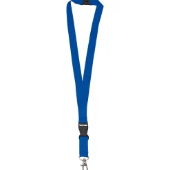 Smycz poliestrowa 20 mm z klamrą i karabińczykiem / PMS 286C LT90879-N9002