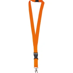 Smycz poliestrowa 20 mm z klamrą i karabińczykiem / PMS 021C LT90879-N9007