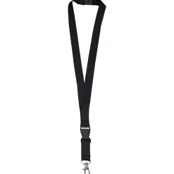 Smycz poliestrowa 20 mm z klamrą i karabińczykiem / Asortyment fluoru / żółty LT90879-N9941