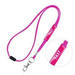 Smycz z karabińczykiem regulowana / Ribbon / Różowy IP14081255