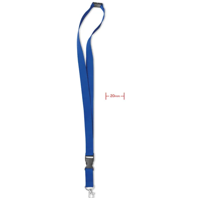Smycz z metalowym zaczepem / Niebieski MO8595-37