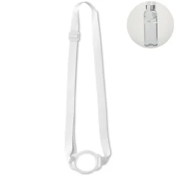Smycz z uchwytem na kubek 6 cm / Bialy MO2582-06