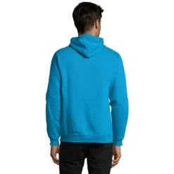 SNAKE sweter z kapturem / Aqua S47101-AQ-XL