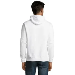 SNAKE sweter z kapturem / Biały S47101-WH-XL