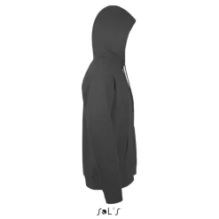 SNAKE sweter z kapturem / Ciemny szary S47101-DG-XXL