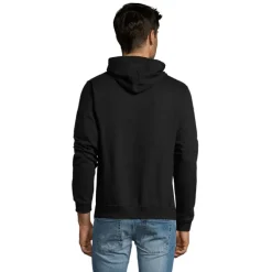 SNAKE sweter z kapturem / Czarny / Czarny opal S47101-BK-S