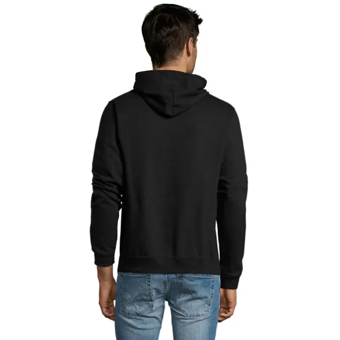 SNAKE sweter z kapturem / Czarny / Czarny opal S47101-BK-S