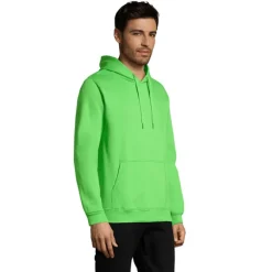 SNAKE sweter z kapturem / Lime S47101-LM-M