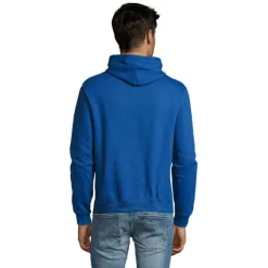 SNAKE sweter z kapturem / Niebieski S47101-RB-3XL