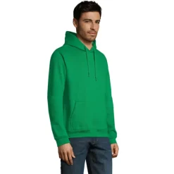 SNAKE sweter z kapturem / Zielony S47101-KG-M