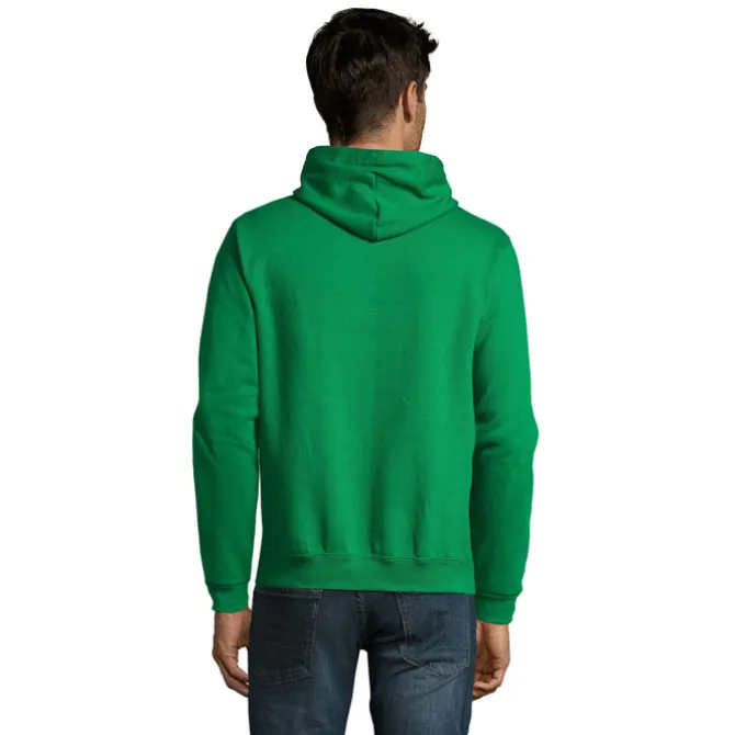 SNAKE sweter z kapturem / Zielony S47101-KG-M