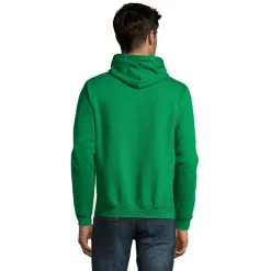 SNAKE sweter z kapturem / Zielony S47101-KG-L