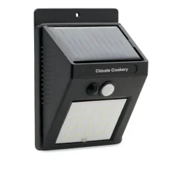 Solarna lampa LED z czujnikami / Czarny MO2151-03