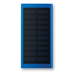 Solarny power bank 8000 mAh / Niebieski MO9051-37