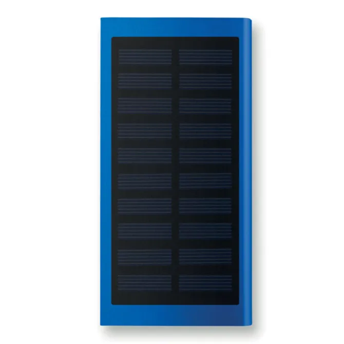 Solarny power bank 8000 mAh / Niebieski MO9051-37