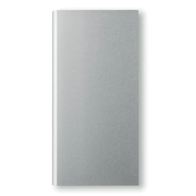 Solarny power bank 8000 mAh / Srebrny mat MO9051-16